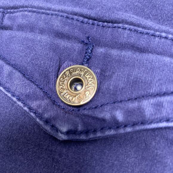 Y2K Spoon Jeans Blue Low Rise Flare Pants Jeans Sz 3 - Picture 4 of 8